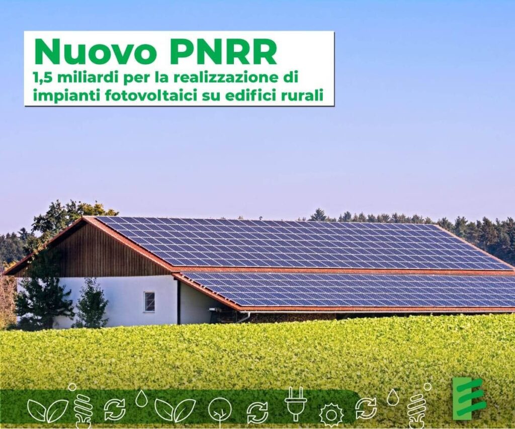 Nuovo PNRR: 1,5 miliardi per il fotovoltaico su edifici rurali | Nest ...